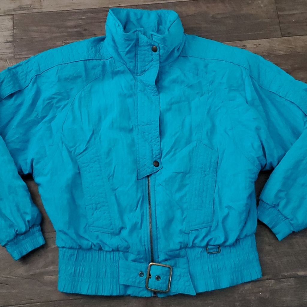 Vintage Nils Ski Snow Belted Puffer Jacket